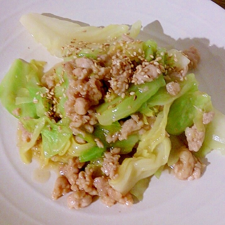 キャベツと鶏ひき肉のあんかけ炒め レシピ 作り方 By K 楽天レシピ